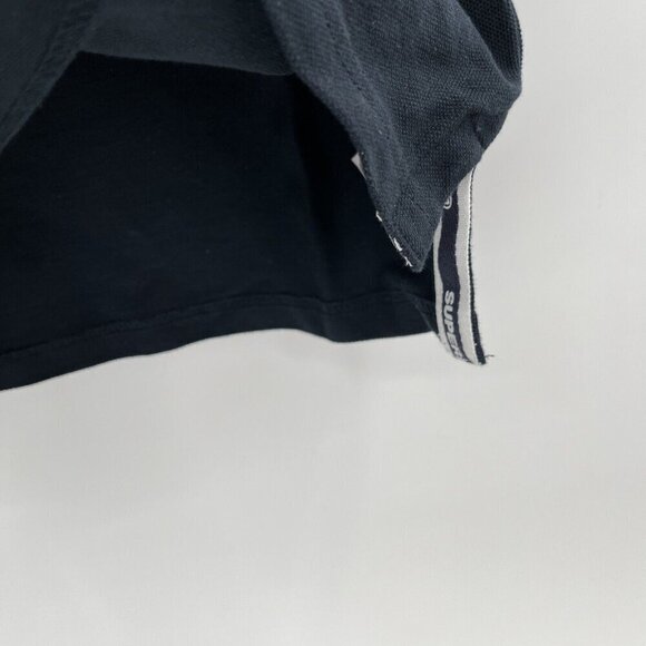 Superdry‎ Men's Classic Embossed Pique Polo shirt Size XL Black - Picture 6 of 10